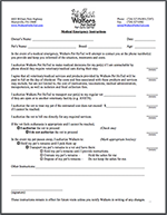 Medical Emergency Form
